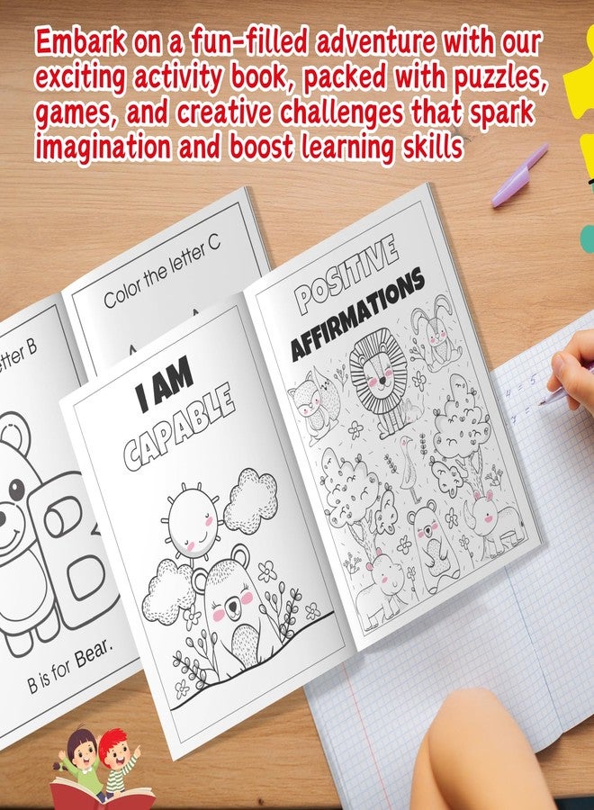 Sakuya Affirmation Animal Coloring Book for Kids | Art and Activity Book for 5 Year Old | Coloring Books with Animal Affirmations | Colour Books for 3+ Years Old Children | Drawing Book - Image 3